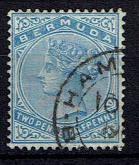 Image of Bermuda SG 27bw FU British Commonwealth Stamp
